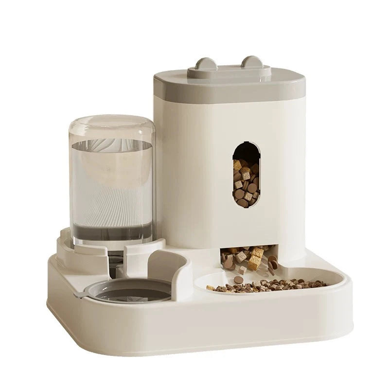 Fuente de Agua y Comedero Automático "Vintage Oasis" – 2 en 1 Premium