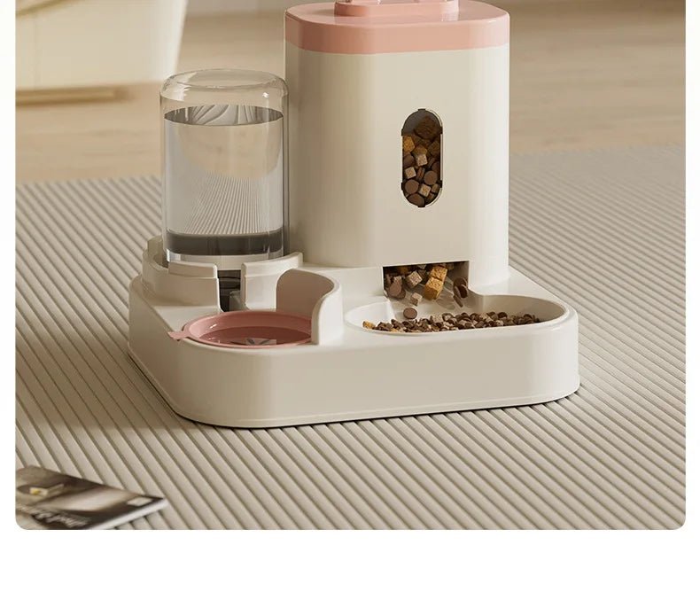 Fuente de Agua y Comedero Automático "Vintage Oasis" – 2 en 1 Premium