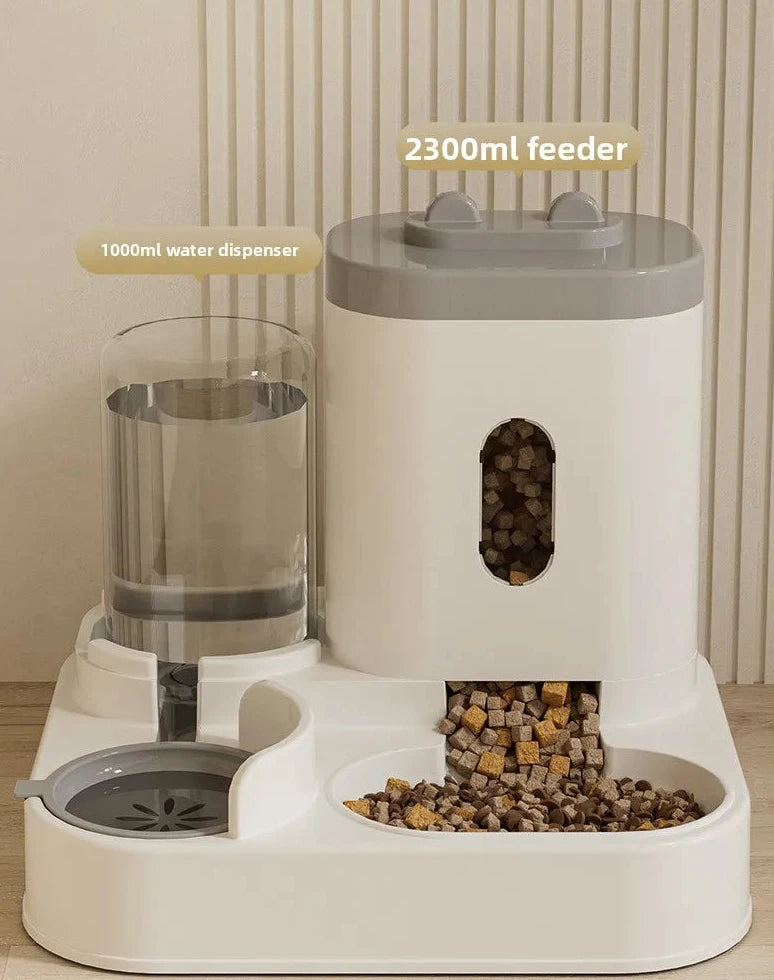 Fuente de Agua y Comedero Automático "Vintage Oasis" – 2 en 1 Premium
